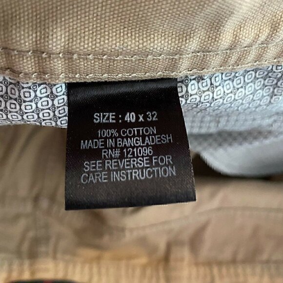 Weatherproof Mens Tan Brown Khaki Hike Camp Pant Size 40X32 - Picture 10 of 11